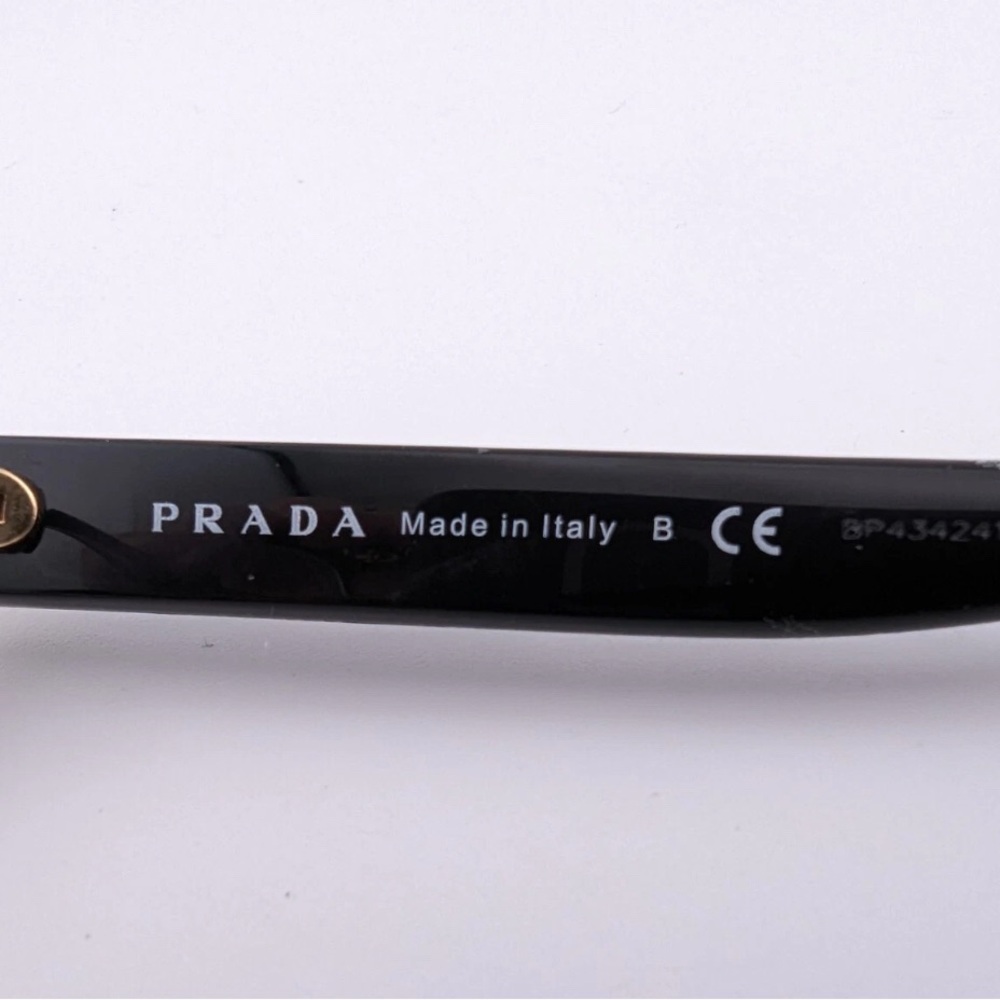 Prada Eyeglasses, Frames Only, VPR 05W-F 389-1O1, 53-19-140, Plastic, Italy EUC - Picture 4 of 10